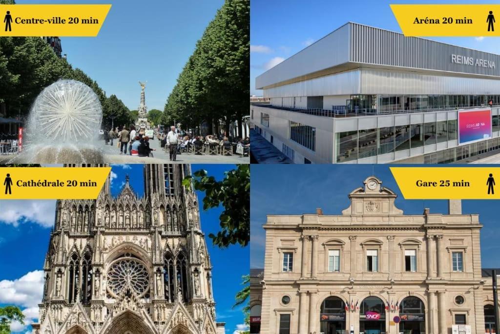 Ete Magnifique T2 Tout Equipe Proche Centre-Ville Reims Ngoại thất bức ảnh